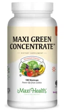 Maxi Health Maxi Green Concentrate - 180 Vegetable Capsules