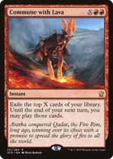 Commune with Lava X (4) Dragons Of Tarkir - EX/NM - R131/264 - 4RCards
