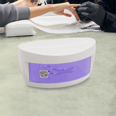 Desinfektionsmittel Box Schönheitssalon Nagelkunst Sterilisator Werkzeug 6W