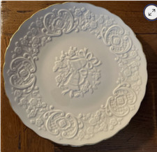 Vintage Lenox China Marriage Plate 12.5 Made in USA Gold Edge Trim EUC