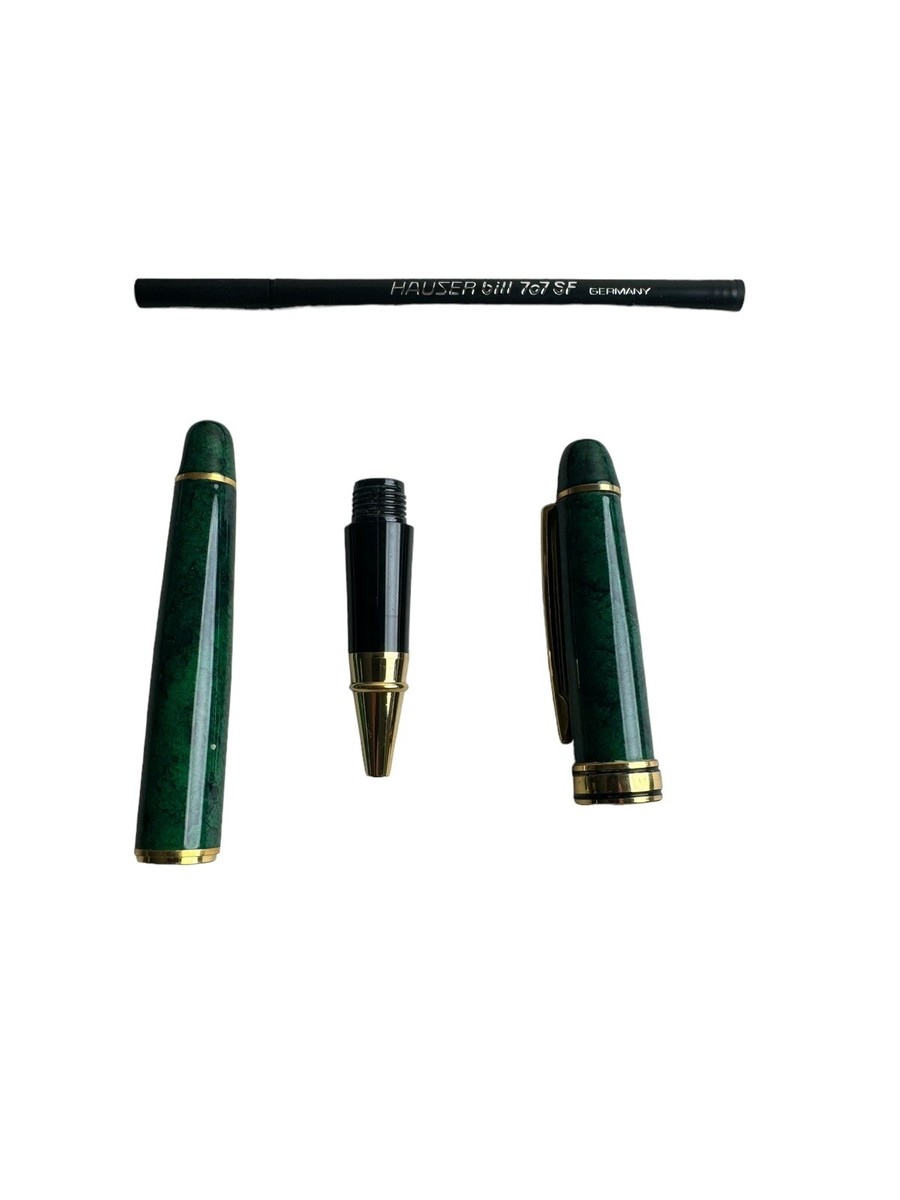 Vintage Hauser bill 7o7 SF Green Elegant Ball Pen-Germany