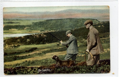 (Gd3394) Super Cazadores con Rifle y Pistola Perro, El Duodécimo c1910 - Imagen 3 de 4