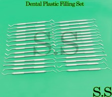 Composite Plastic Amalgam Filling Set of 30 Dental Restorative Instruments