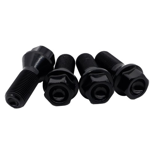4Tlg. Auto Radbolzen Radschrauben Schwarz Ersatz für BMW 1er 3er 5er X1 X3 X5 Z4 - Bild 8 von 9