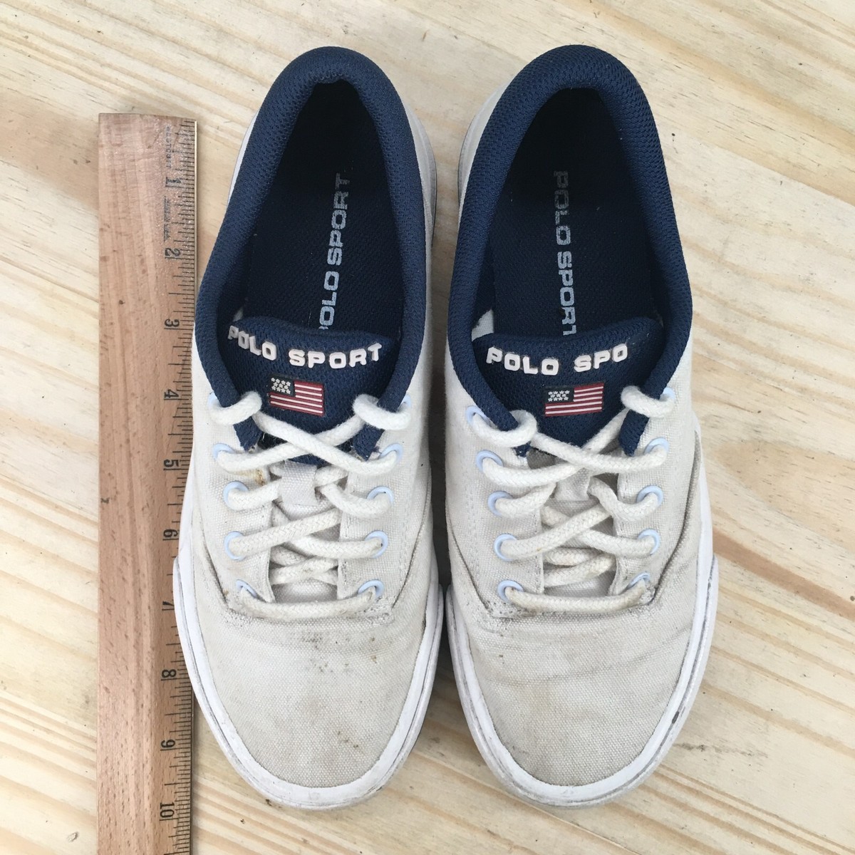 Vintage Ralph Lauren Shoes Youth 5.5M Polo Sport Athletic