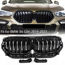 Front Radiator Grille Active Air Shutter W/NIVI For BMW X6 G06 M50i M60i 2020-UP