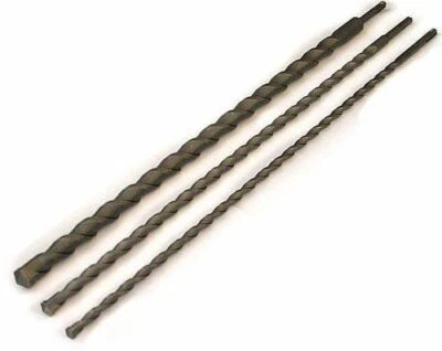 3PC EXTRA LONG REACH 1000MM 12 16 24mm SDS MASONRY MASONARY BRICK DRILL BIT SET