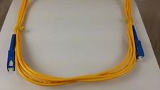 Fiber Optic Cable, SC to SC, Simlex, Single-Mode 3 Meter/ 10 ft.