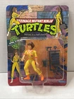 TMNT Teenage Mutant Ninja Turtles April O’Neil Orange Stripes 10 BACK 1988