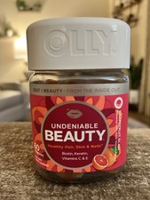 OLLY Undeniable Beauty Gummies Hair Skin Nails 60 Count FREE SHIPPING 
