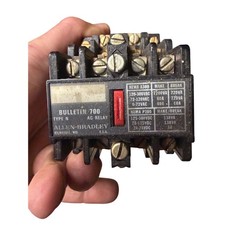 Square D 8501 Type HO-40 Magnetic Relay Contactor 600V AC 10A Industrial Used