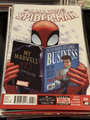 THE AMAZING SPIDER-MAN #6 (2014 Series) MARVEL COMIC DAN SLOTT HUMBERTO RAMOS NM