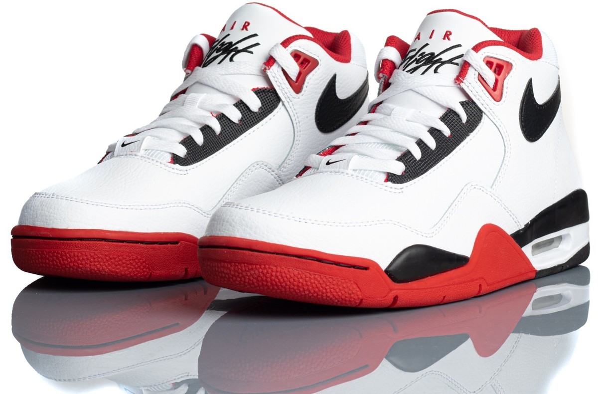 新品未使用27.5cm　Nike Air flight legacyホワイト/レッド/ブラック Nike Flight Legacy 'Red' BQ4212-100 Men's Shoes | eBay