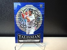 2025 Panini Prizm - Talisman Kristian Campbell, Kristian Campbell #1 Blue Pulsar