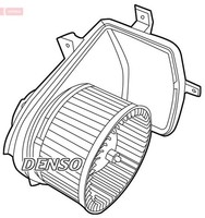 InnenraumgebläSe Denso DEA32001 FüR Seat VW 12V Golf 3 1H1 Variant 1H5 Vento 1H2
