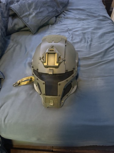 TAN Full Face Airsoft Helmet Interstellar Space Battle Trooper Tactical CA-HL97