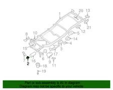 New Genuine Nissan Brkt-Cab Mtg, 1St OE 95112EA030