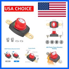 Battery Disconnect Switch, On/Off Side Post Battery Switch, 275A 12-48V Power...