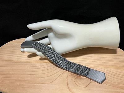 Grey chotki Skill Toy Fidget  antistress, handmade, 3D printed Size 21cm/32gram
