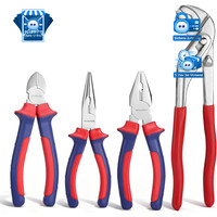 Zangen Set 4Tlg. FüR Haushalt - Kombizange, Spitzzange, Seitenschneider