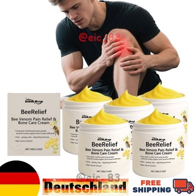 1-5x Zentheca Relief Cream, Bee Venom Pain Relief & Bone Healing Cream 100g