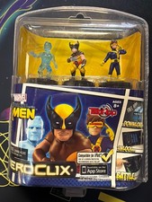 Marvel HeroClix Wolverine and the X-Men TabApp 3 Figure Pack Sealed