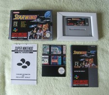 STARWING SUPER NINTENDO / SNES SPIEL *KOMPLETT*