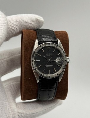 Rolex Oyster Perpetual Date 34mm Referenz 1501 Stahl Vintage Uhr