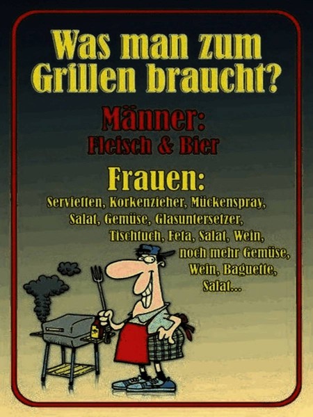 Holzschild 40X30 Cm Grillen MäNner Fleisch Bier Deko Geschenk Holz Schild-image
