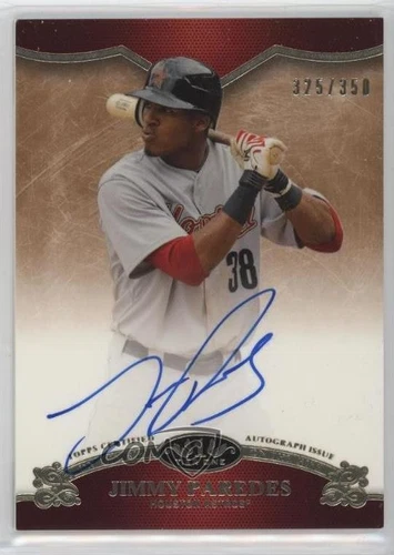 2012 Topps Tier One On the Rise Auto /350 Jimmy Paredes #OR-JPA Auto