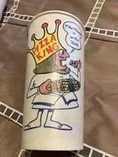 PIZZA KING Wax Paper Cup Drive In Restaurant 6” Cup