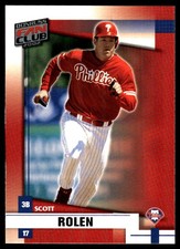 Scott Rolen 2002 Donruss Fan Club #38 Phillies MLB READ FREE SHIP AutographDen
