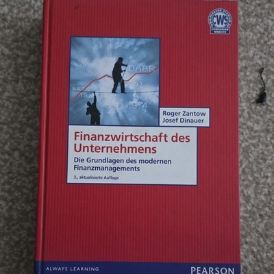 Pearson Finanzwirtschaft des Unternehmens 3. aktual. Auflage geb. Zantow Dinauer