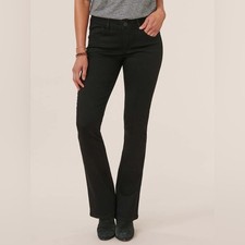 Democracy Ab"solution Itty Bitty Bootcut Black Jeans size 10P NWT