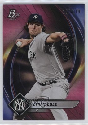 2022 Bowman Platinum Pink 127/199 Gerrit Cole #62 2s2