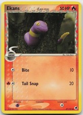 Ekans 47/101 Common Dragon Frontiers Pokemon NM YUKA MORII!