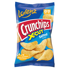 5905187130296 Crunchips X-Cut Chipsy ziemniaczane solone 130 g LORENZ