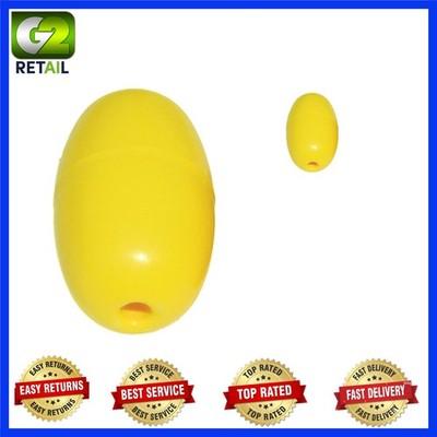 Ultrasonically Welded Yellow Rope Float - 4.85'' L x 2.85'' D for Pools & More