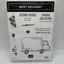 Stampin' Up Photopolymer Stamp Set "BEST DELIVERY " Stamp NEW