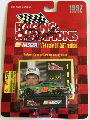 Racing Champions #18 Bobby Labonte 1997 Nascar Interstate Battery Pontiac Signed