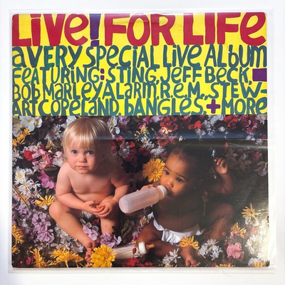 #ad #ad Various – Live For Life LP Vinyl Record Bob Marley R.E.M. 1986 Original Comp EX $4.00