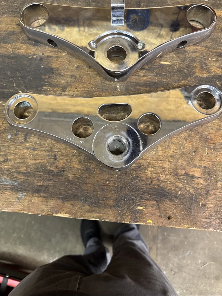 Хромированные тройные скользящие деревья шириной 3° 41 мм для Harley Davidson - Изображение 3 из 4