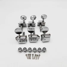 8mm Vintage Guitar Tuning Pegs Guitar Tuners Machine Heads for Strat Tele Chrome