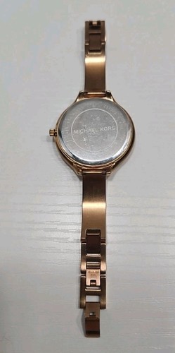 MICHAEL KORS Crystal Pave Dial And Band Ladies Watch MK-3251 New Battery As Is - Picture 5 of 6