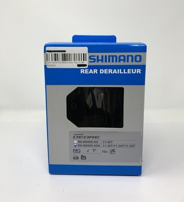 Shimano Deore RD-M6000-SGS 10 speed Rear Derailleur - New