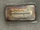 Vintage Patrick Mint The Bowie Knife- 1 Oz .999 Silver Bar- Amazing Toning!!