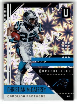 Christian McCaffrey 2018 Panini Unparalleled #27 Panthers /75 Impact