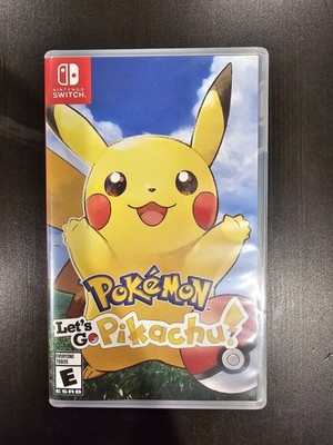 Pokemon Let's Go Pikachu (Nintendo Switch) CART AND CASE READY TO SHIP 