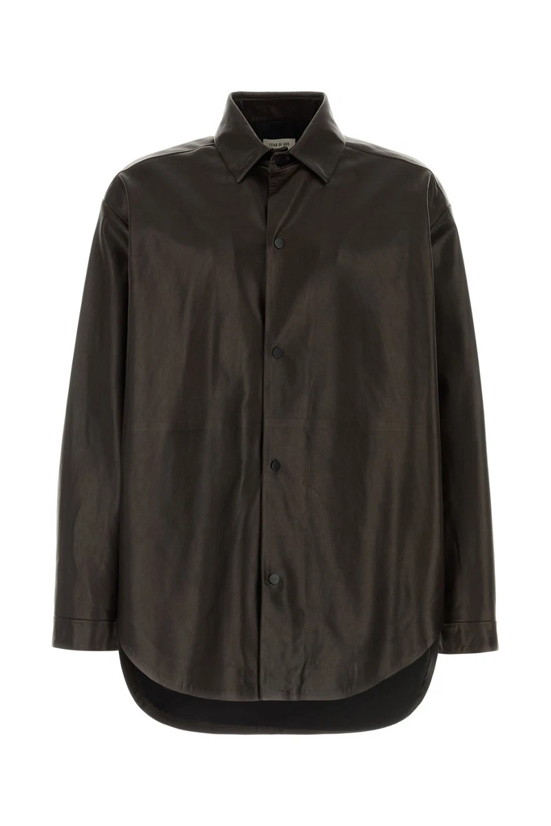 Fear of God Long Sleeve Button-Up Casual Button-Down Shirts for