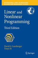 Linear And Nonlinear Programming David G Luenberger (U. A.) Taschenbuch Xiv 2010